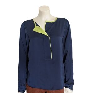 Silky Long Sleeve Tunic Size Medium